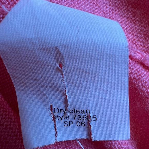 J.Crew Pink V-Neck Cardigan Sweater – Lightweight Pearl Button - Picture 7 of 7